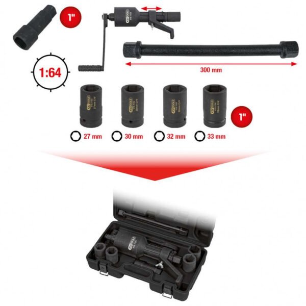 Jõukorrutaja komplekt 1´´, 1:64, KS Tools