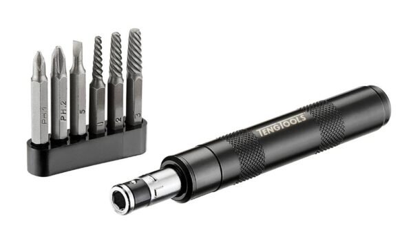 7-osaline löökkruvitsakomplekt Teng Tools IDSE7