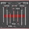 7osaline TX/TPX-võtmete komplekt T-käepidemega. Teng Tools TEDTX7 - Image 2