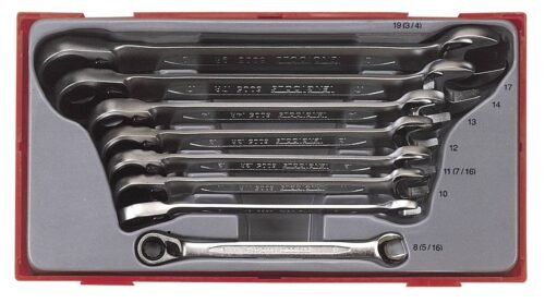 8 osaline Lehtsilmusnarrevõtmete komplekt Teng Tools TT6508R / TT6508RAF | Käsitööriistad>Mutrivõtmed>Lehtsilmusnarred | Teng Tools | Trollo.ee | Üle 10 000 toote