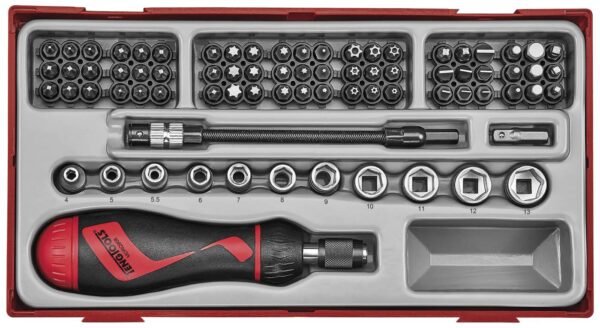 84 osaline kruvitsakomplekt Teng Tools TTMDR84