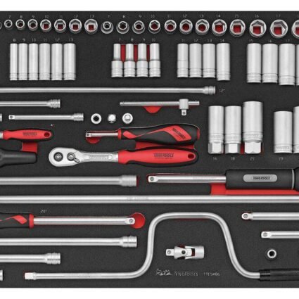 86osaline padrunvõtmekomplekt 1/4'' ja 3/8'' nelikantkinnitusega Teng Tools TTESK86 | Käsitööriistad>Padrunid>Padrunite komplektid | Teng Tools | Trollo.ee | Üle 10 000 toote