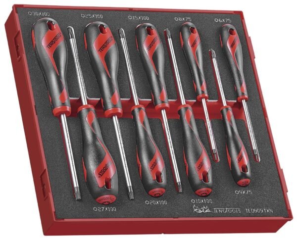 9osaline kruvitsakomplekt TX-pesadele. Teng Tools TED909TXN