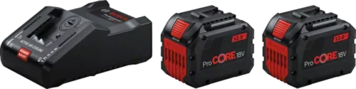 Aku  Bosch GBA 18V 2x12.0Ah ProCORE18V + laadija GAL 18V-160C, Como