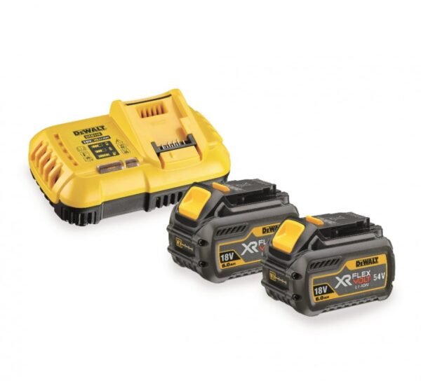 Akude ja laadija komplekt Dewalt DCB118T2 - 2x6,0Ah + laadija