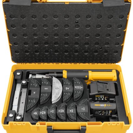 Akuga torupainutaja REMS Hydro-Swing 22 V Set 10 + 12 + 14 + 15 + 16 + 17 + 18 + 20 + 22 + 25/26 + 32