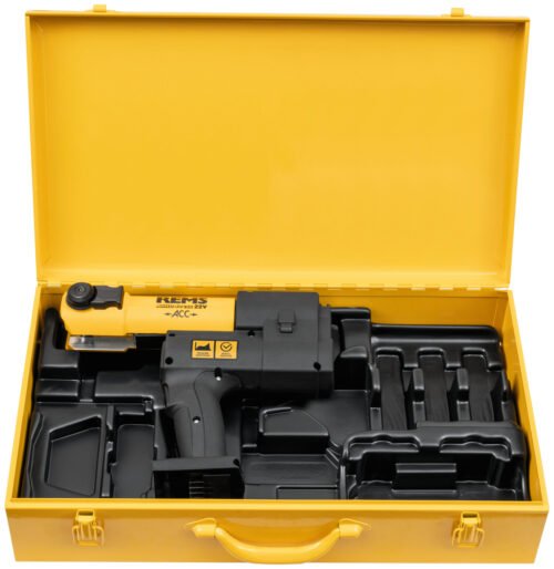 Akuga torupress  REMS Akku-Press 22 V ACC Basic-PackP (ilma aku ja laadijata/terasplekist kohver)