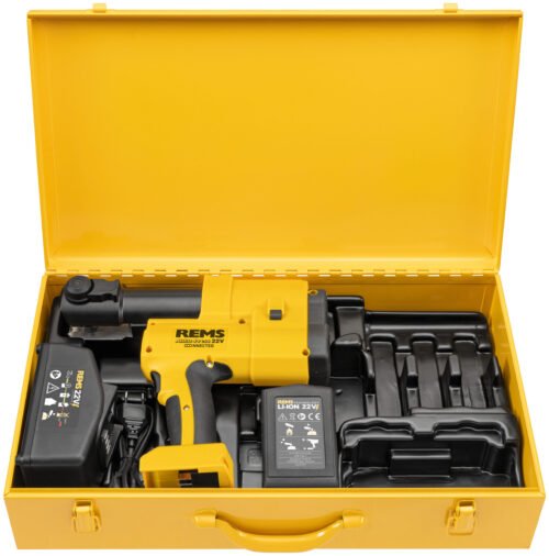 Akuga torupress REMS Akku-Press 22 V ACC Connected Basic-Pack (terasplekist kohver) | Torutööriistad>Torupressid | REMS | Trollo.ee | Üle 10 000 toote