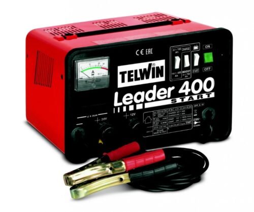 Akulaadija-käivitusabi Leader 400 Start ampermeetriga 12/24V, Telwin