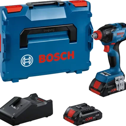 Akulöökmutrikeeraja/kruvikeeraja Bosch GDX 18V-210 C + GCY 42 (2x4.0Ah ProCORE18V