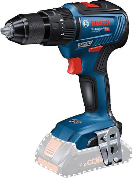 Akulöökpuurtrell-kruvikeeraja Bosch GSB 18V-55 (ilma aku ja laadijata)