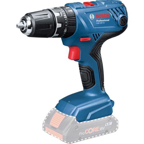 Akulööktrell Bosch GSB 18V-21 (ilma aku ja laadijata)