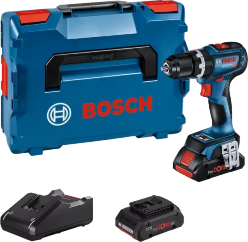 Akulööktrell Bosch GSB 18V-90 C (2x4.0Ah ProCORE18V