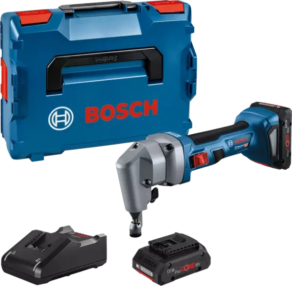 Akuplekilõikur Bosch GNA 18V-16 E 2x4.0Ah ProCORE18V, laadija) + kohver L-Boxx