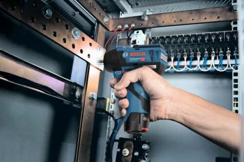 Akupöördlöökkruvikeeraja Bosch GDS 12V-115 (2x3.0Ah + laadija)
