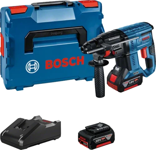 Akupuurvasar Bosch GBH 18V-21 (2x4.0Ah, laadija) + kohver L-Boxx