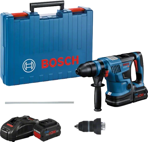 Akupuurvasar Bosch GBH 18V-34 CF (2x5.5Ah ProCORE18V, laadija)