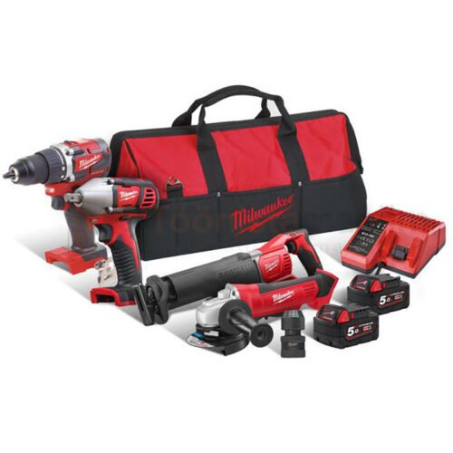 Akutööriistade komplekt Milwaukee M18 CBLPP4B-502B | Akutööriistad>Akutööriistade komplektid | Milwaukee | Trollo.ee | Üle 10 000 toote