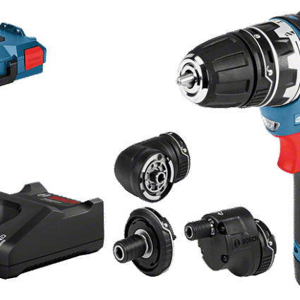 Akutrell Bosch GSR 12V-15 FC  koos 4 adapteriga  (2x2.0Ah + laadija) | Akutööriistad>Akutrellid | Bosch | Trollo.ee | Üle 10 000 toote