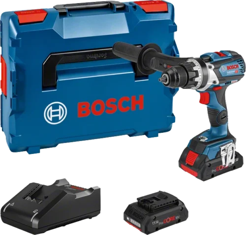 Akutrell GSR 18V-110 (2x4.0Ah ProCORE18V, laadija, CoMo) + kohver L-Boxx