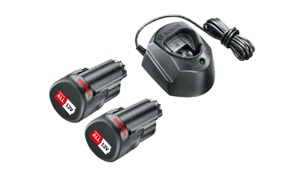 Bosch Aku + laadija (12V 2x1,5 Ah +GAL1210 CV)