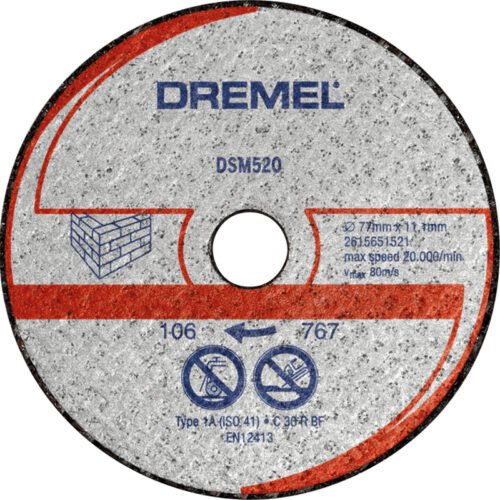 DREMEL lõikeketas müüritisele, 77mm DSM520