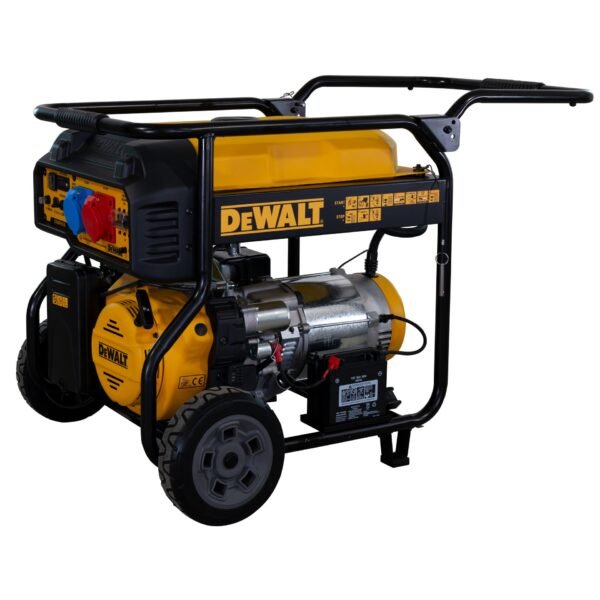 Generaator Dewalt DXGNP853E 400V/230V - 400V: pidev 8.0Kw/maksimaalne 8,5Kw, 230V: 7,2Kw, rattad, el. Starter