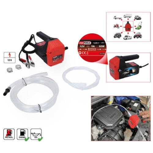 Elektriline õli ja diisli pump, 12V, KS Tools