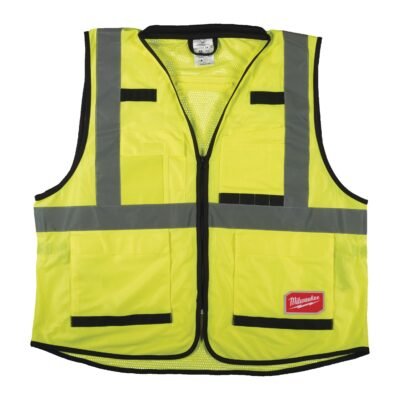 Hästinähtav vest MilwaukeePPremium HI-VIS (kollane) - XXL Kaitsevahendid>Tööriided | Trollo.ee | Üle 10 000 toote