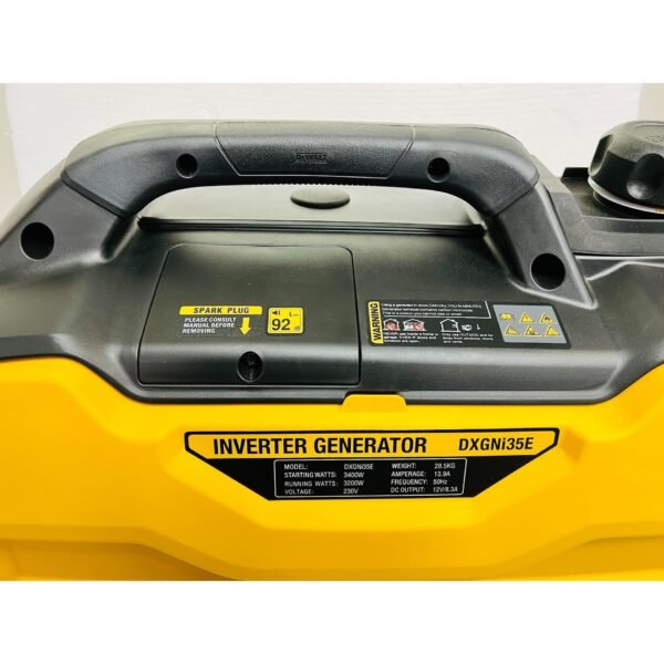 Inverter generaator Dewalt DXGNI35E - pidev 3200W/maksimaalne 3400W, el. starter