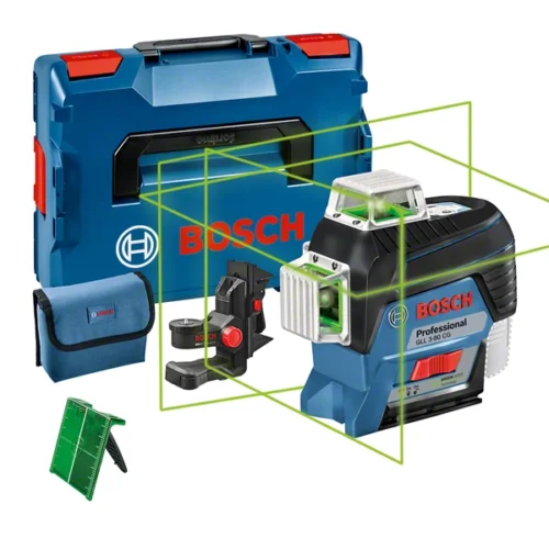 Joonlaser Bosch GLL 3-80 CG (ilma aku ja laadijata) + Universaalkinnitus BM1