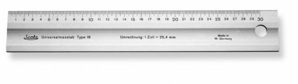 Joonlaud mudel 418 1000/50/5,0mm, lai, alumiinium, Scala