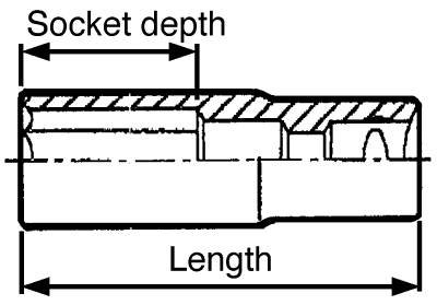 Jõupadrun. 1/2" nelikantkinnitusega. Teng Tools 920214-C / 920248-C