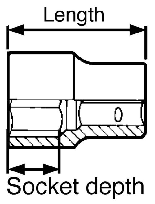 Jõupadrun. 3/4" nelikantkinnitusega. Teng Tools 940519-C / 940546-C