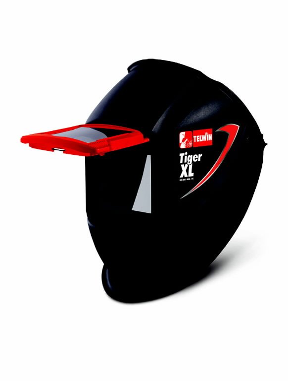 Keevitusmask TIGER XL 90x110mm, ülestõstetava esiosaga DIN11, Telwin