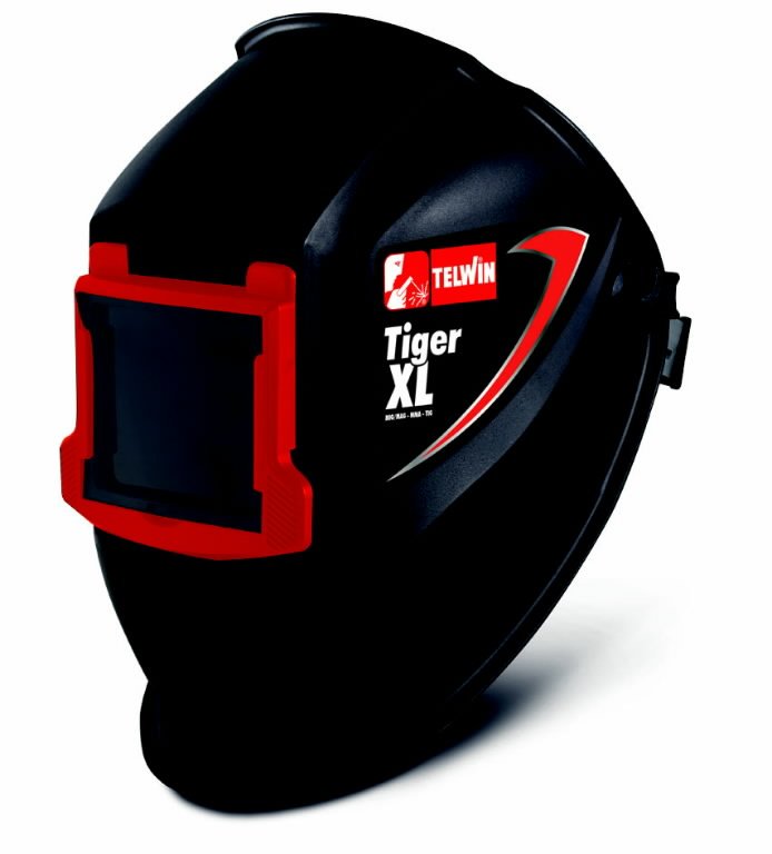 Keevitusmask TIGER XL 90x110mm, ülestõstetava esiosaga DIN11, Telwin
