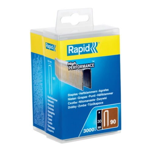 Klambrid 90/30 3000tk, plastkarbis, tsingitud, Rapid