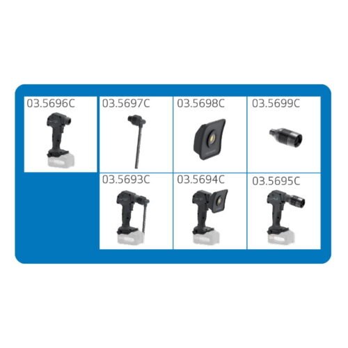 Kontrollvalgusti pea MULTILIGHT CONNECT karkassile, 750 lm CAS, Scangrip