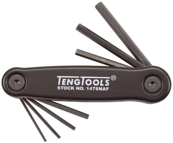 Kuuskant võtmed, komplektis Teng Tools 1476NMM / 1476NAF