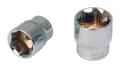 Kuuskantpadrun 1/4" CHROMEplus 13mm, KS Tools