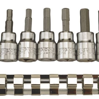 Kuuskantpadrunotsakute komplekt. 3/8" nelikantkinnitusega. Teng Tools M3812 / M3811 | Käsitööriistad>Padrunid>Padrunite komplektid | Teng Tools | Trollo.ee | Üle 10 000 toote