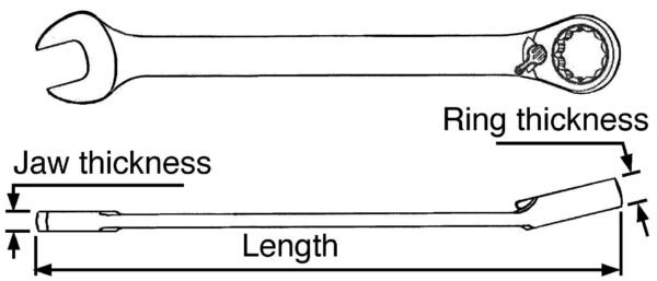 Lehtsilmusnarrevõti Teng Tools 600508R / 600532R