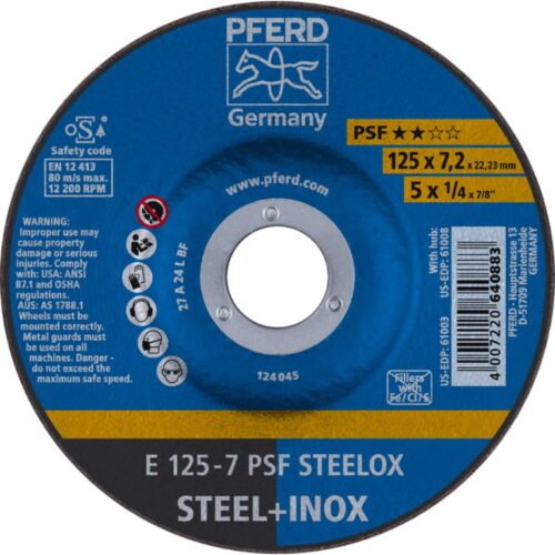 Lihvketas PSF STEELOX 125x7/22