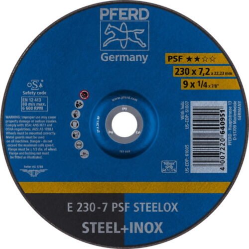 Lihvketas PSF STEELOX 230x7mm, Pferd