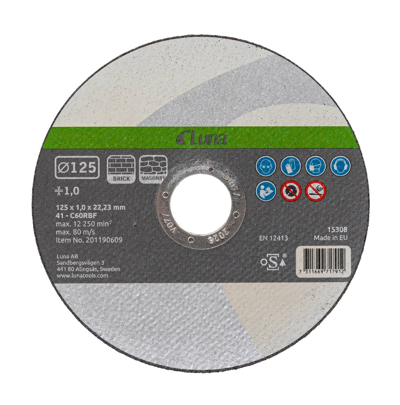 Lõikeketas Luna tellisele ja betoonile