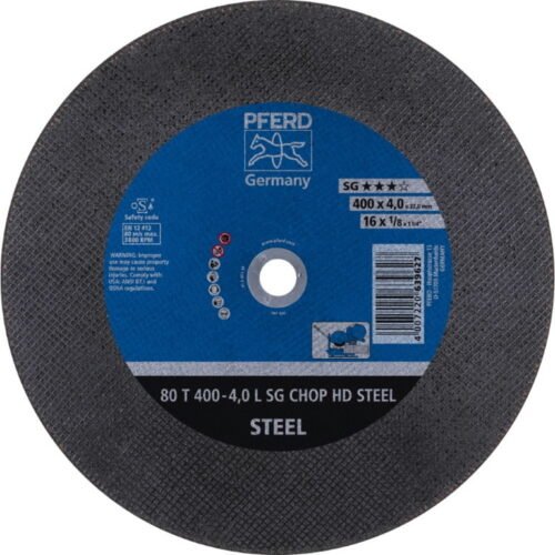 Metallilõikeketas SG Chop HD Steel 400x4/32mm, Pferd