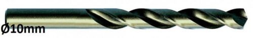 Metallipuur DIN338 HSSE-Co5 Ø10mm 10pcs