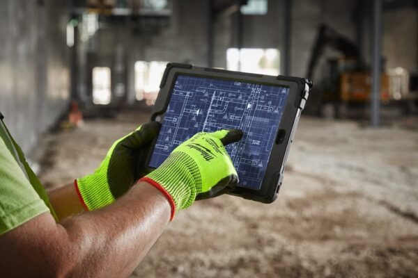 Milwaukee E-lõikekindlusega HI-ViS kindad - L/9