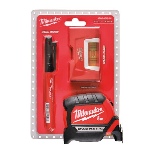 Mõõdulint Milwaukee 5m (magnetiga) +  vesilood 7
