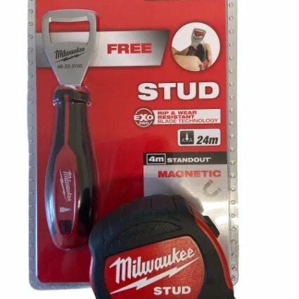 Mõõdulint Milwaukee Stud 5M + korgiavaja Mõõteriistad>Mõõdulindid | Trollo.ee | Üle 10 000 toote